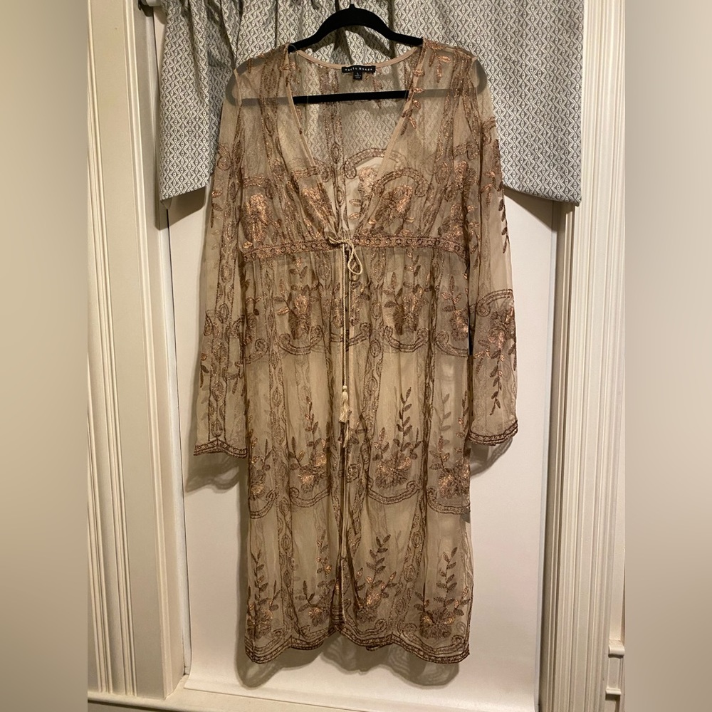 Bronze Lace Kimono